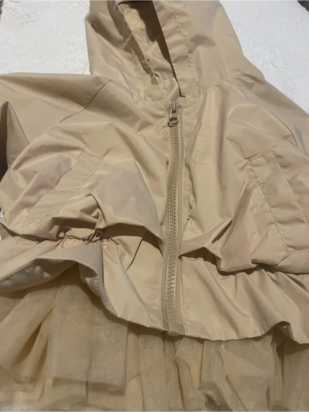 😐Accidental Purchase😐 Kids Raincoat with Tulle Ruffle